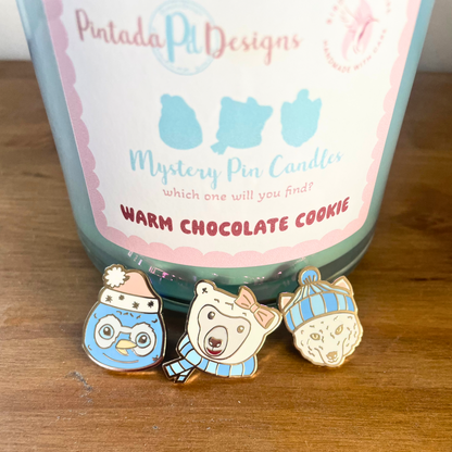 Mystery Pin Warm Chocolate Cookie Candle