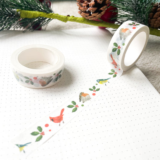 Robin Christmas Washi Tape