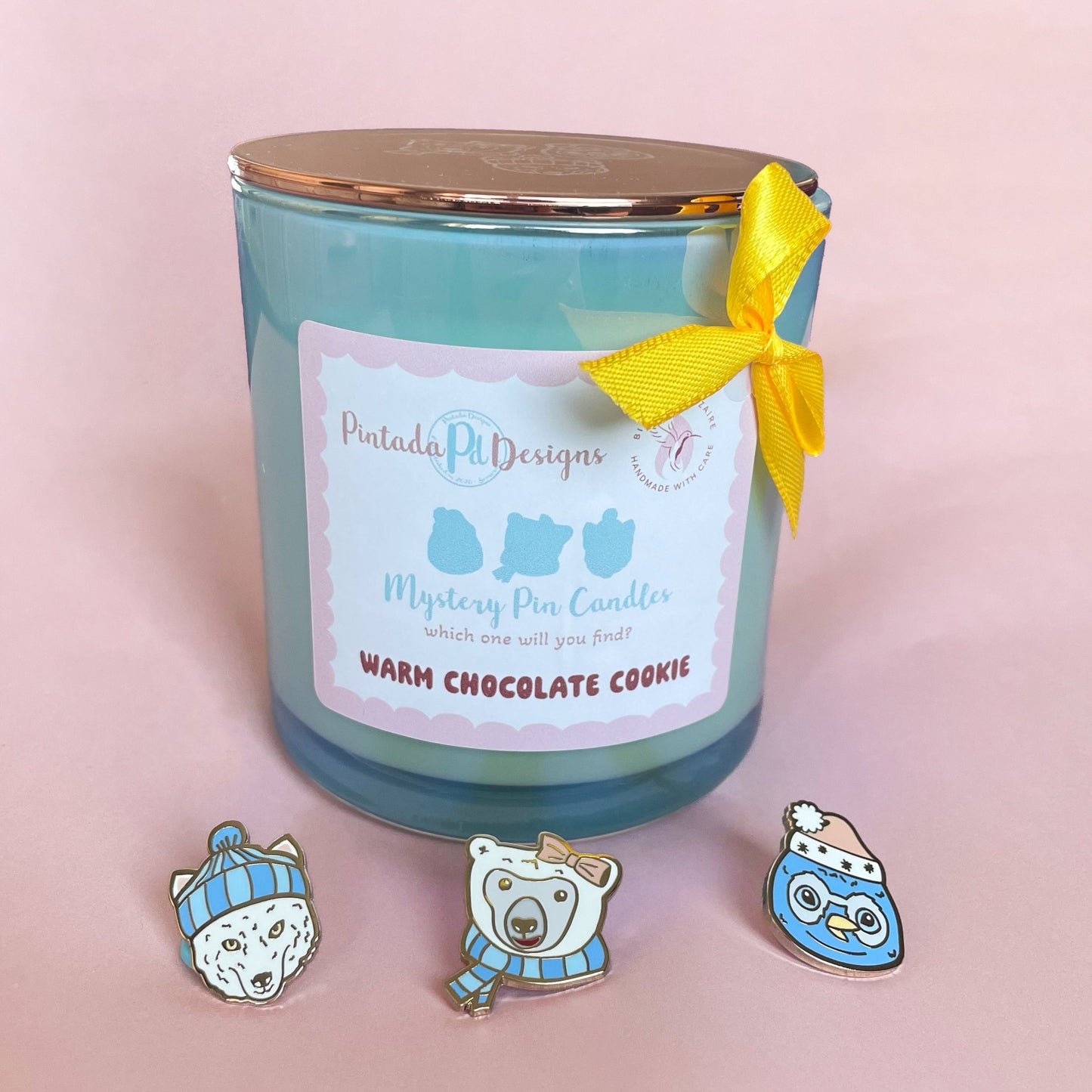 Mystery Pin Warm Chocolate Cookie Candle