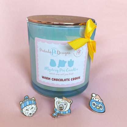 Mystery Pin Warm Chocolate Cookie Candle